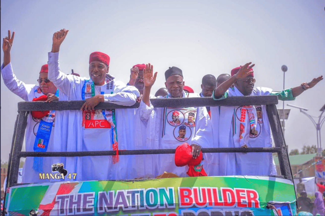 Tinubu: List Of APC Governors, Chieftains At Borno Presidential Campaign Rally