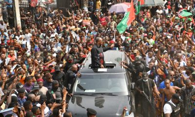Peter Obi Pulls Massive Crowd In Alaba Market (Photos)