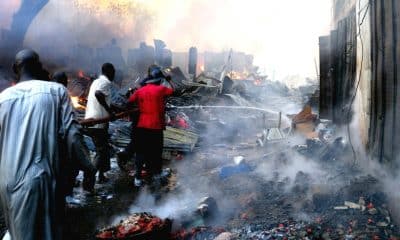 Goods, Properties Destroyed As Fire Razes Popular Ibadan Market
