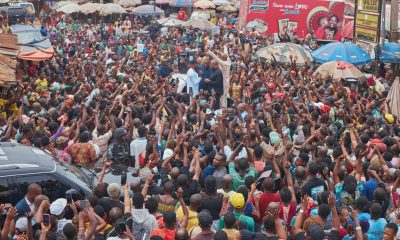 Peter Obi Issues Fresh Instruction As Huge Crowd Welcomes Him To Anambra Ahead Of Governorship Election (Photos)