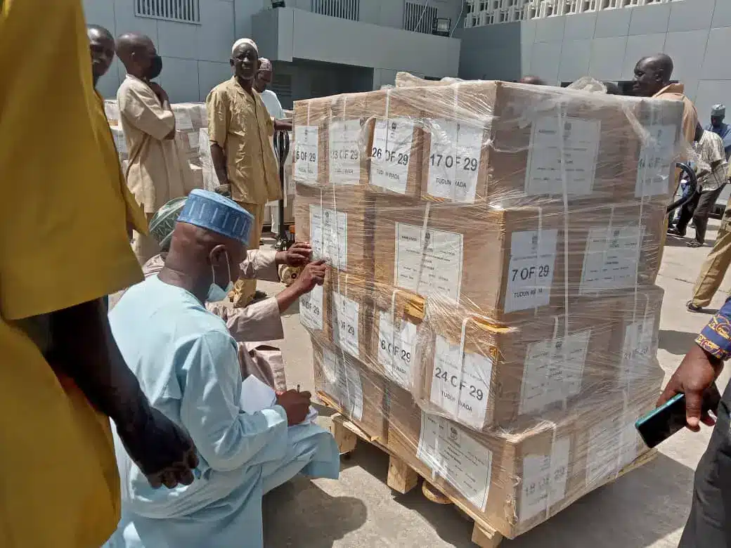 INEC Begins Distribution Of Sensitive Election Materials In Kano - [Photos]