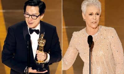 Ke Huy Quan and Jamie Lee Curtis win at the 2023 Oscars