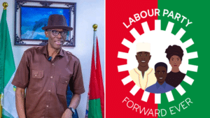 Julius Abure Appears As Labour Party National Chairman In Meeting With INEC