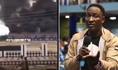 JUST IN: Prophet Jeremiah Fufeyin's Church, Mercyland Catches Fire - [Video]