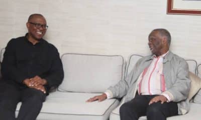 Peter Obi Meets Ex-South African President, Thabo Mbeki Over Presidential Election [Photos]