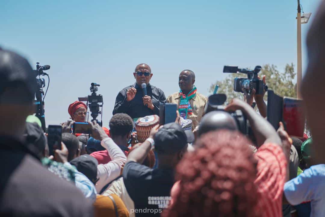 Peter Obi Visits Plateau To Campaign For LP Guber Candidate [Photos]