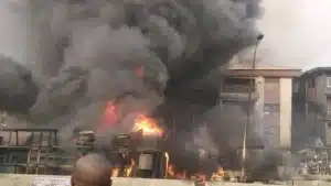 Goods Consumed As Fire Razes Onistha Main Market