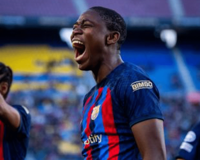 Asisat Oshoala Scores And Assists As FC Barcelona Smash Roma To Reach UCL Semis 