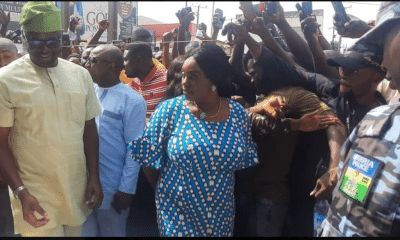 [JUST IN] Oyo State Guber: Seyi Makinde, Wife Storms Polling Unit To Vote