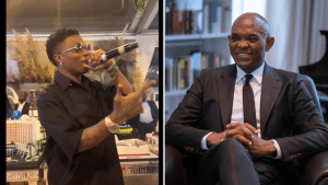 Cheers As Wizkid Performs At Tony Elumelu's 60th Birthday Party