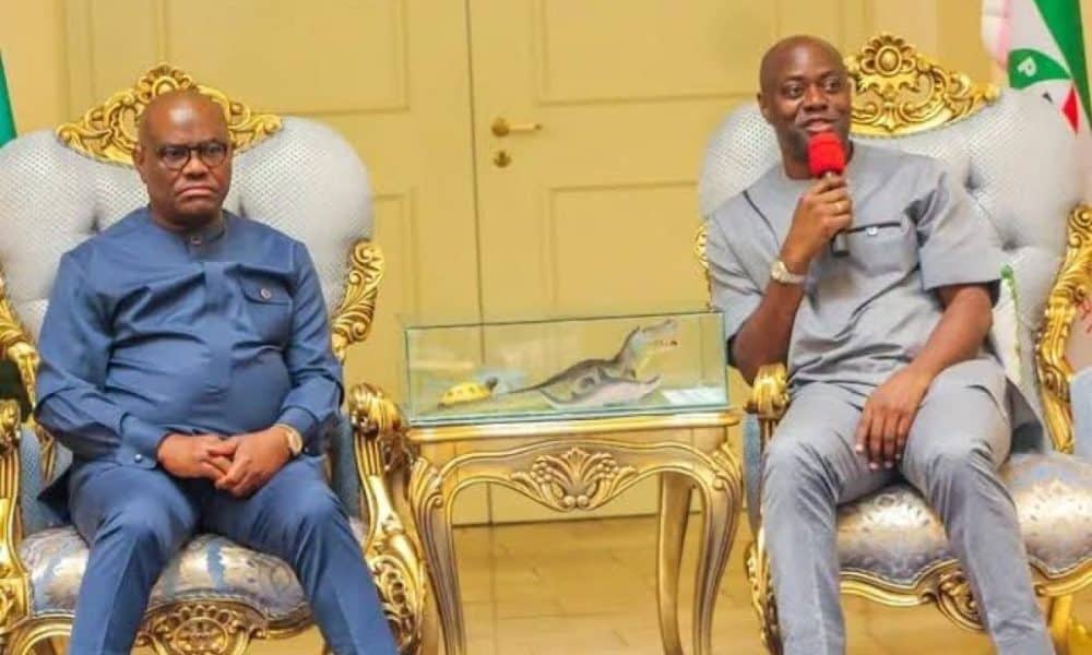 Wike Arrives Ibadan, Joins Makinde To Commission Aviation Fuel Depot