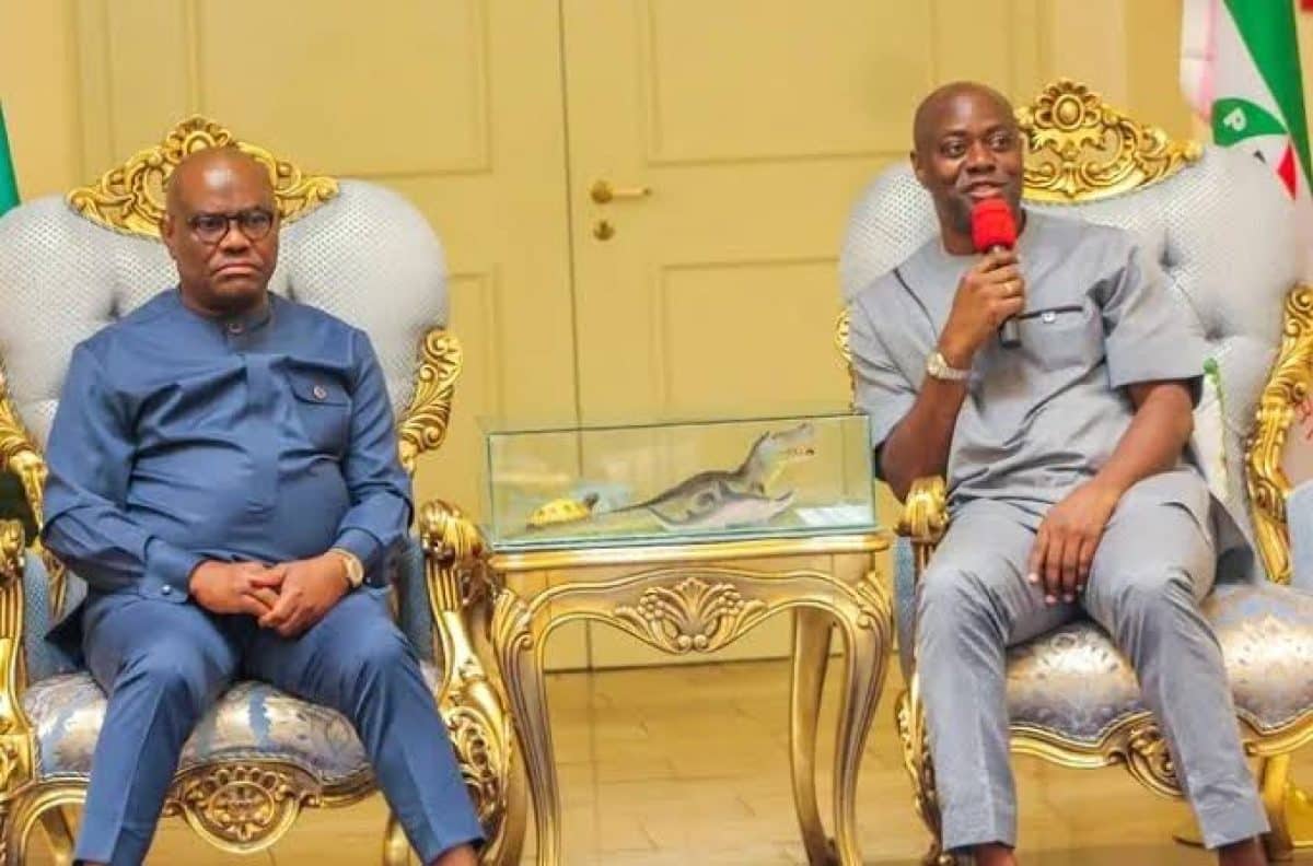 Wike Arrives Ibadan, Joins Makinde To Commission Aviation Fuel Depot