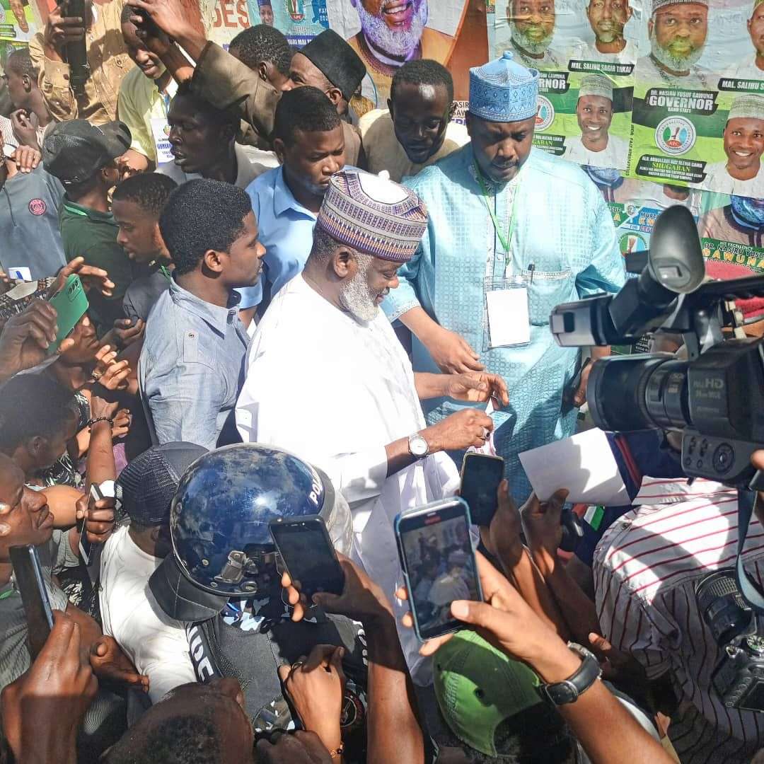 Nasir Gawuna, APC Guber Candidate in Kano, Votes