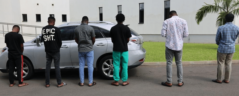 EFCC Arrests Six 'Yahoo' Boys In Abuja