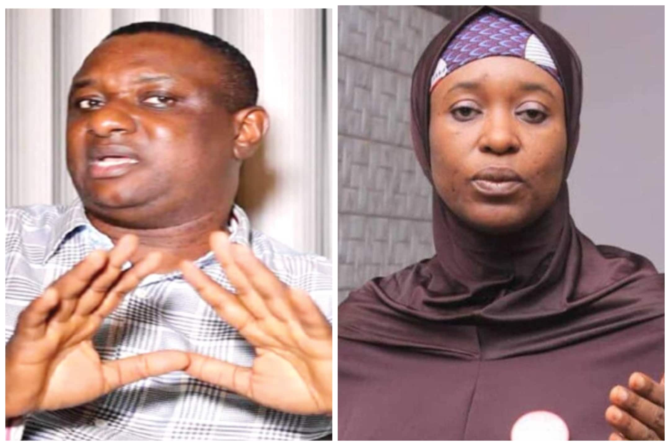 Aisha Yesufu and Keyamo