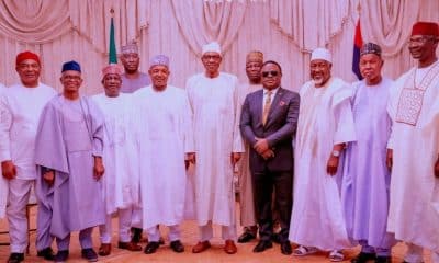 Buhari Meets APC Governors In Aso Rock [Photos]