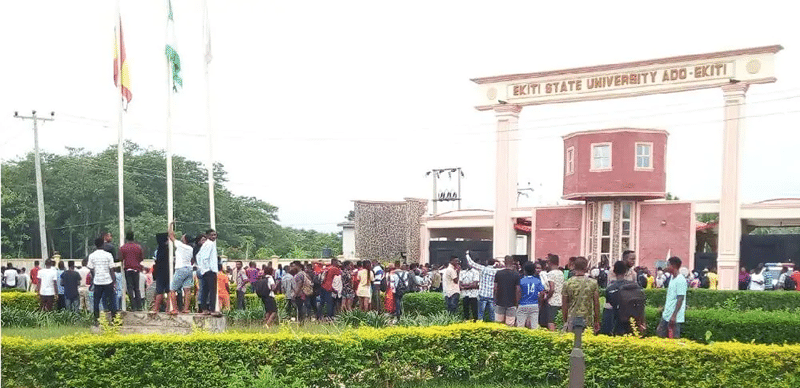 EKSU Shuts Down School As Students’ Protest Late Registration Fee