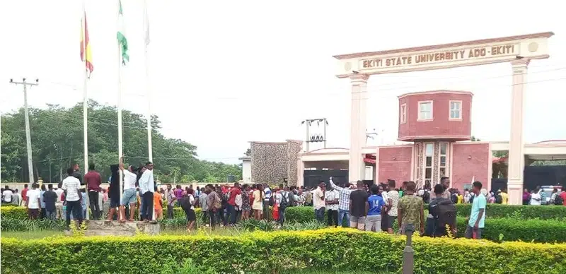 EKSU Shuts Down School As Students’ Protest Late Registration Fee