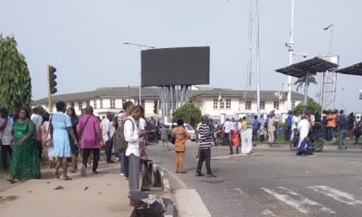 Passengers Stranded As Aviation Workers Begin 2-day Strike [Photos]
