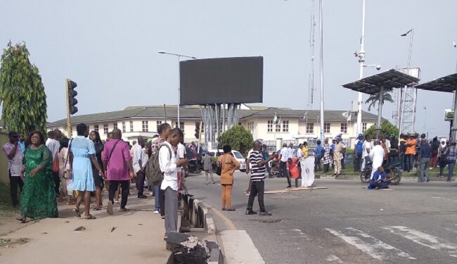 Passengers Stranded As Aviation Workers Begin 2-day Strike [Photos]