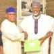 PDP Presents INEC Governorship Nomination Forms To Melaye [Photos]