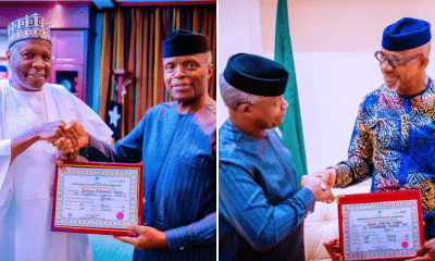 APC Governors Meets Osinbajo In Abuja - [Photos]