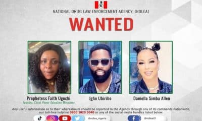 NDLEA Declares Nigeria Prophetess, Others Wanted Over Alleged Drug Trafficking