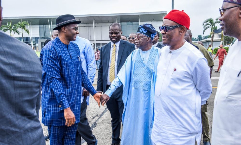 Tinubu Meets Wike, Magnus Abe In Port Harcourt [Video]