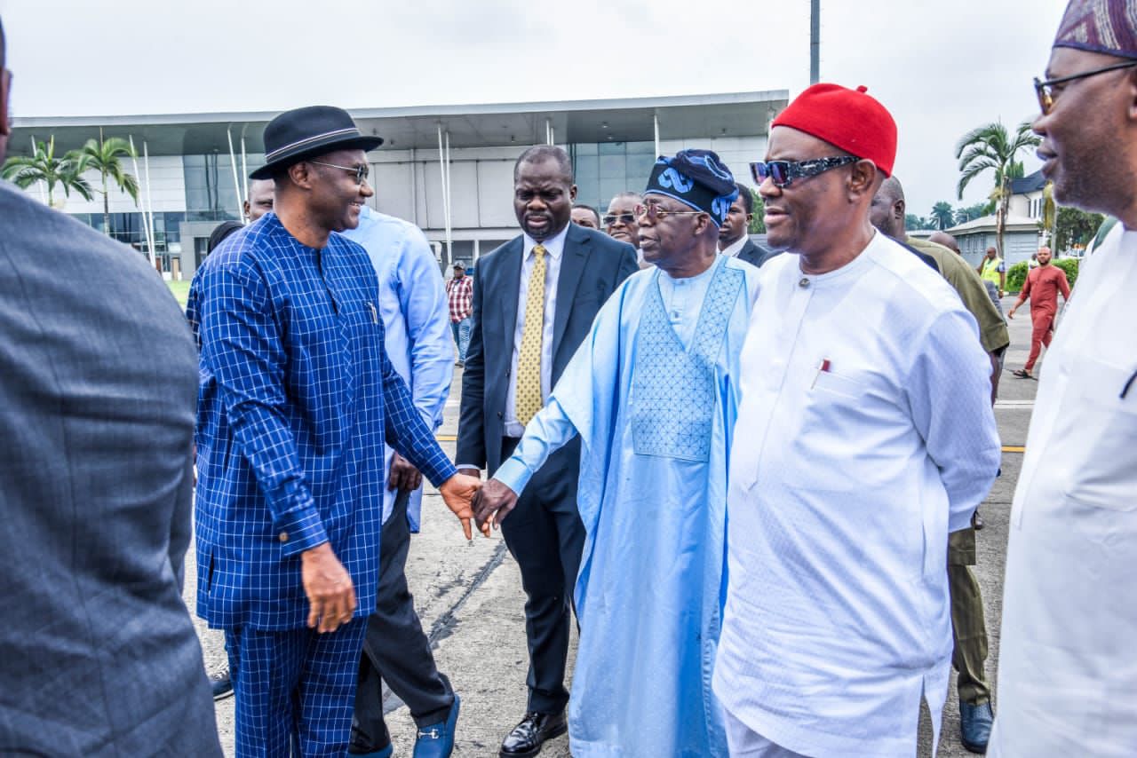 Tinubu Meets Wike, Magnus Abe In Port Harcourt [Video]