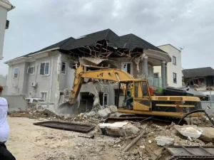 13 Houses Near Airport Demolished In Ajao Estate Lagos