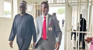Photos Of Bawa Leaving Aso Rock After Meeting With Tinubu Emerge