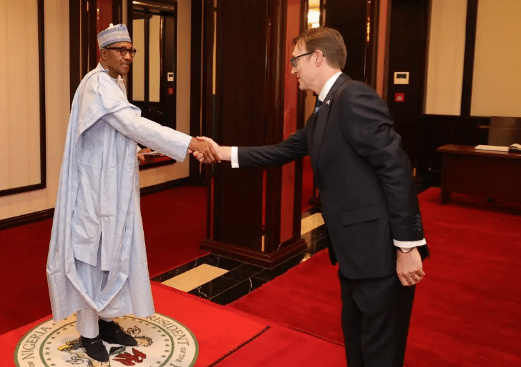 New UK High Commissioner Visits Buhari In Aso Rock