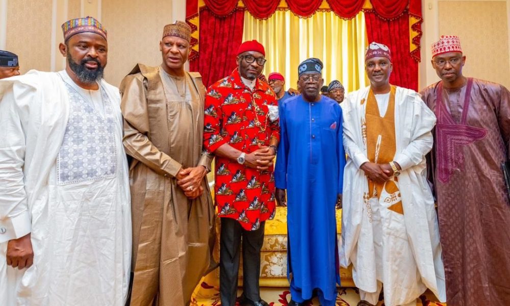 Tinubu Meets With Abbas, Kalu, APC 'Anointed Candidates' For House Of Reps Leadership (Photos)