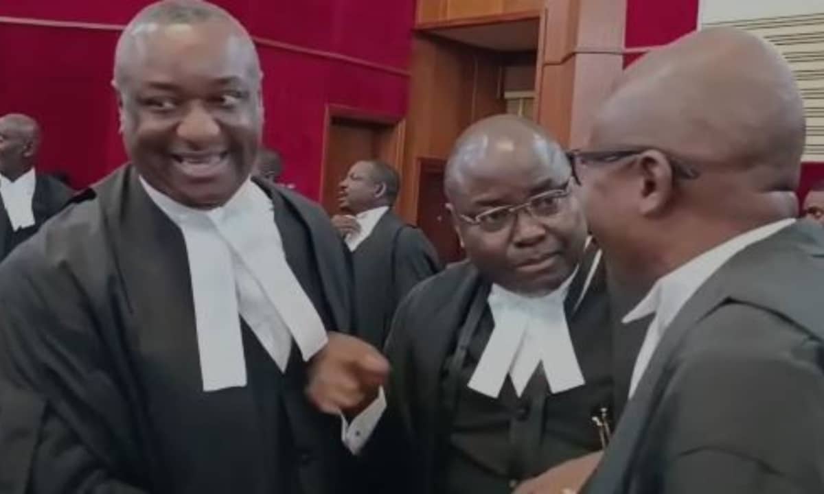 Former Minister of State for Employment, Festus Keyamo, Arrives at Presidential Election Petition Tribunal to Defend President Bola Tinubu’s Victory