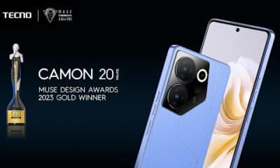 MUSE Design Awards 2023 Gold Winner TECNO CAMON 20 Series