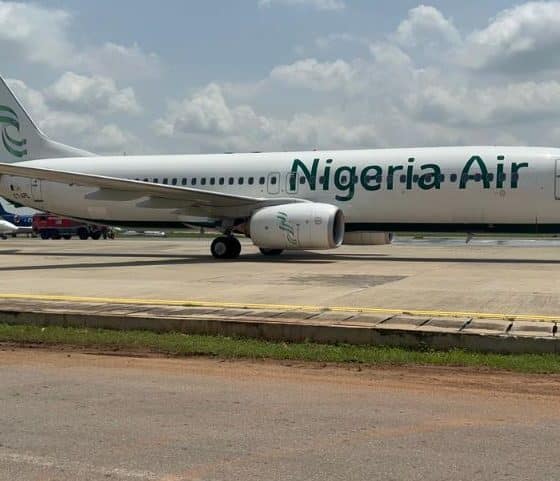 Nigeria Air plane