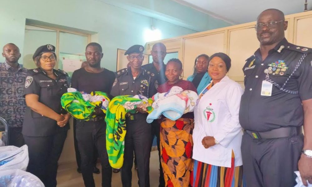 Cheers As Police Officer's Wife Births Triplet In Enugu