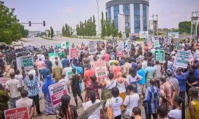 Tinubu: Protesters Storm Presidential Election Tribunal, Seek Justice Over February 25th Election