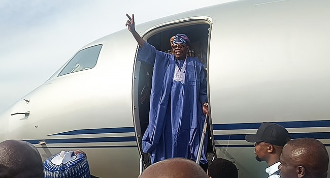 Photos: Tinubu Arrives Rivers State Ahead Of Project Inauguration ...