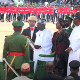 BREAKING: Buhari Officially Handover To Tinubu, Presents Flags