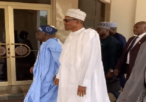 Photo: Tinubu Meets Buhari In London