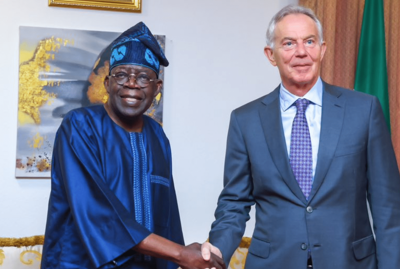 JUST IN: Tinubu Holds First Bilateral Meeting With UK, US, Saudi Arabia Officials In Abuja