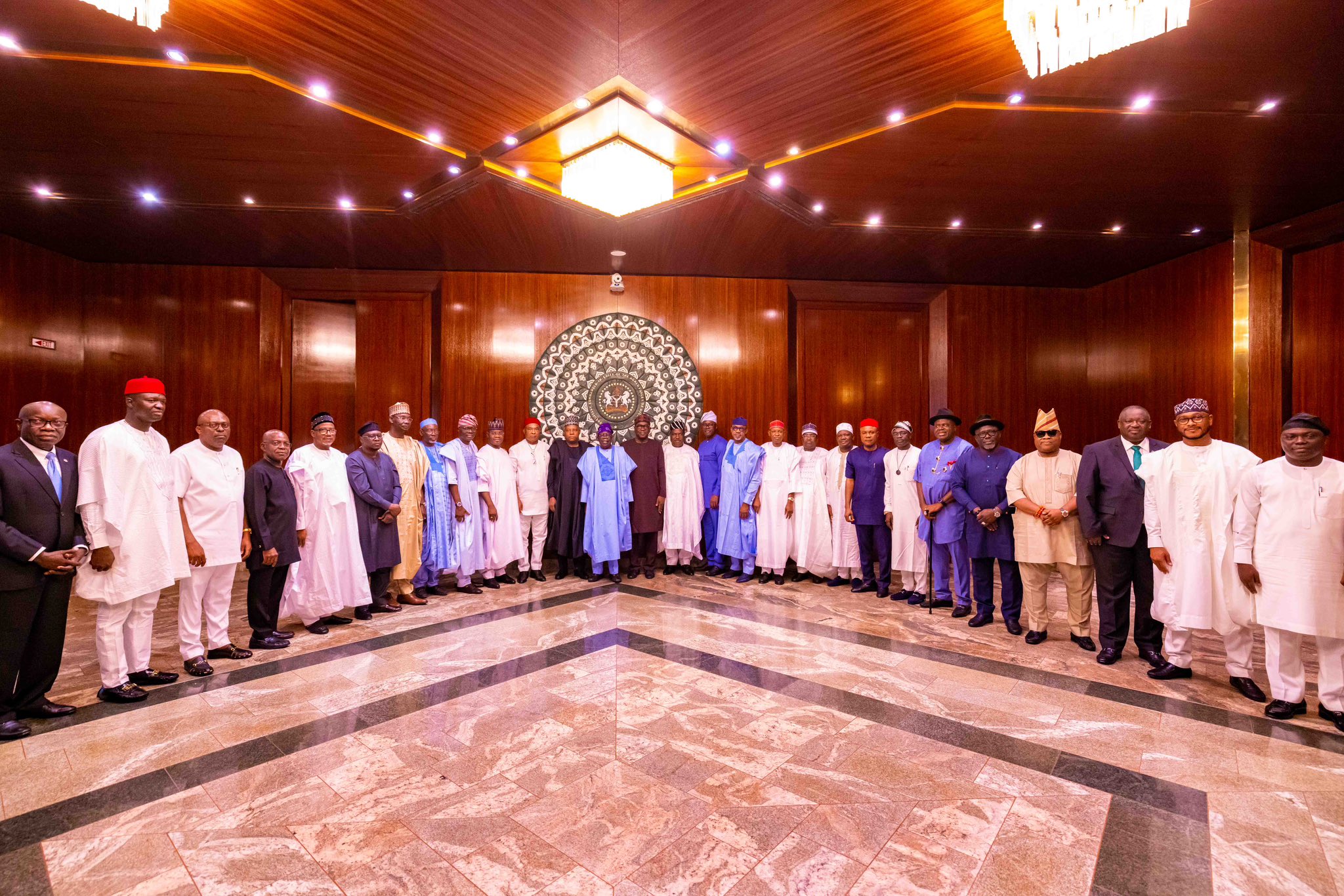 List Of State Governors At Meeting With Tinubu