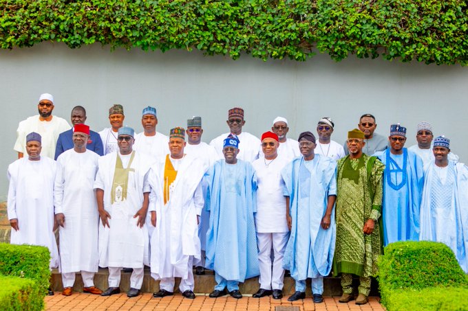 Tinubu Meets APC Governors In Abuja