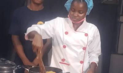 Photos Of Chef Dammy With Her Security Details Spark Reactions