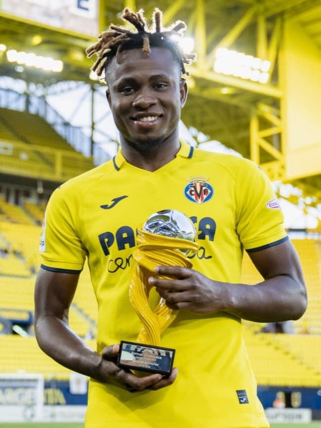 Samuel Chukwueze Reacts After Winning La Liga's African MVP Award