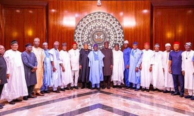 What Tinubu Said After Meeting State Governors At Aso Rock