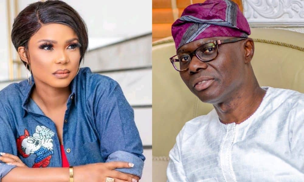 Iyabo Ojo and Sanwo-Olu