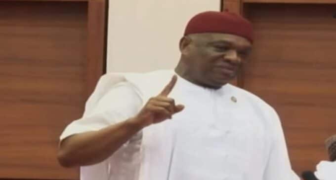 Orji Kalu Under Fire For Shedding Tears At Senate Valedictory Session