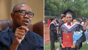 Peter Obi Reacts As Nigerian Lady Emerges Best Graduating Student At China University